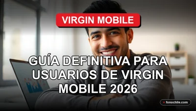 Hombre hispano en Chile sonriendo con confianza, representando la seguridad del correo electrónico de Virgin Mobile en 2026.
