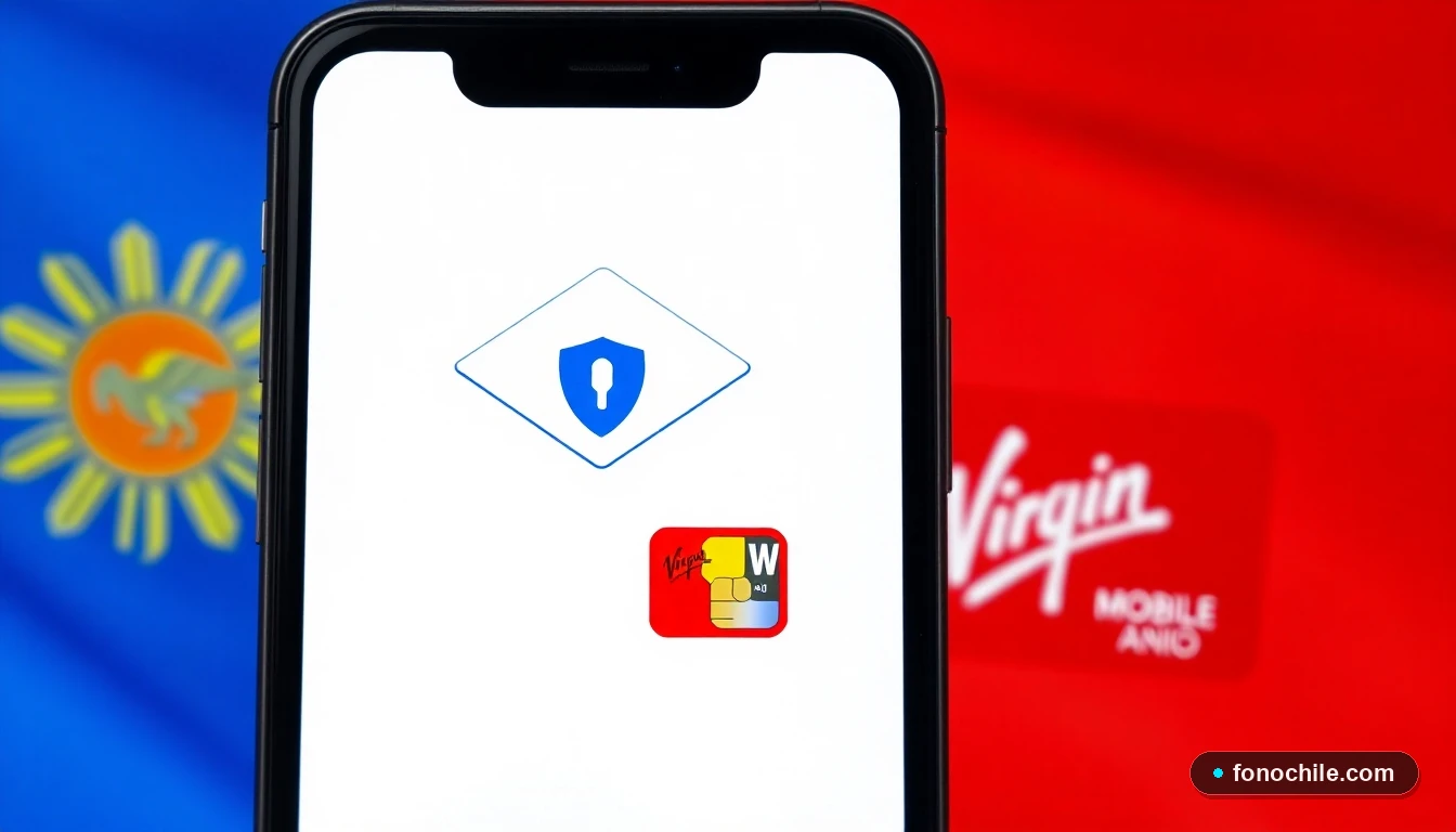 Protección de correo electrónico en smartphone con chip Virgin Mobile en Chile