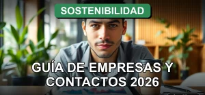 Guía de empresas sostenibles y contactos en Chile 2026 sobre escritorio moderno