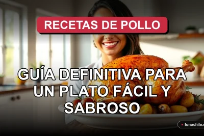 Receta fácil de pollo al horno con papas y romero, lista para servir en un plato blanco sobre una mesa de madera rústica.