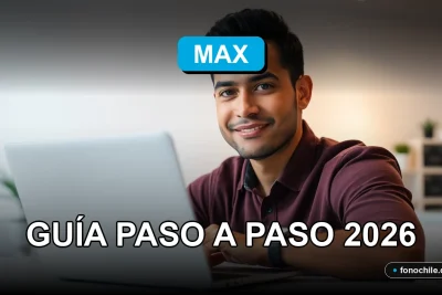 Guía para recuperar tu cuenta de streaming Max en Chile con gráficos abstractos en pantalla.