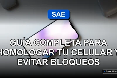 Homologación SAE Chile 2026 para celulares, proceso de registro y guía para evitar bloqueos.