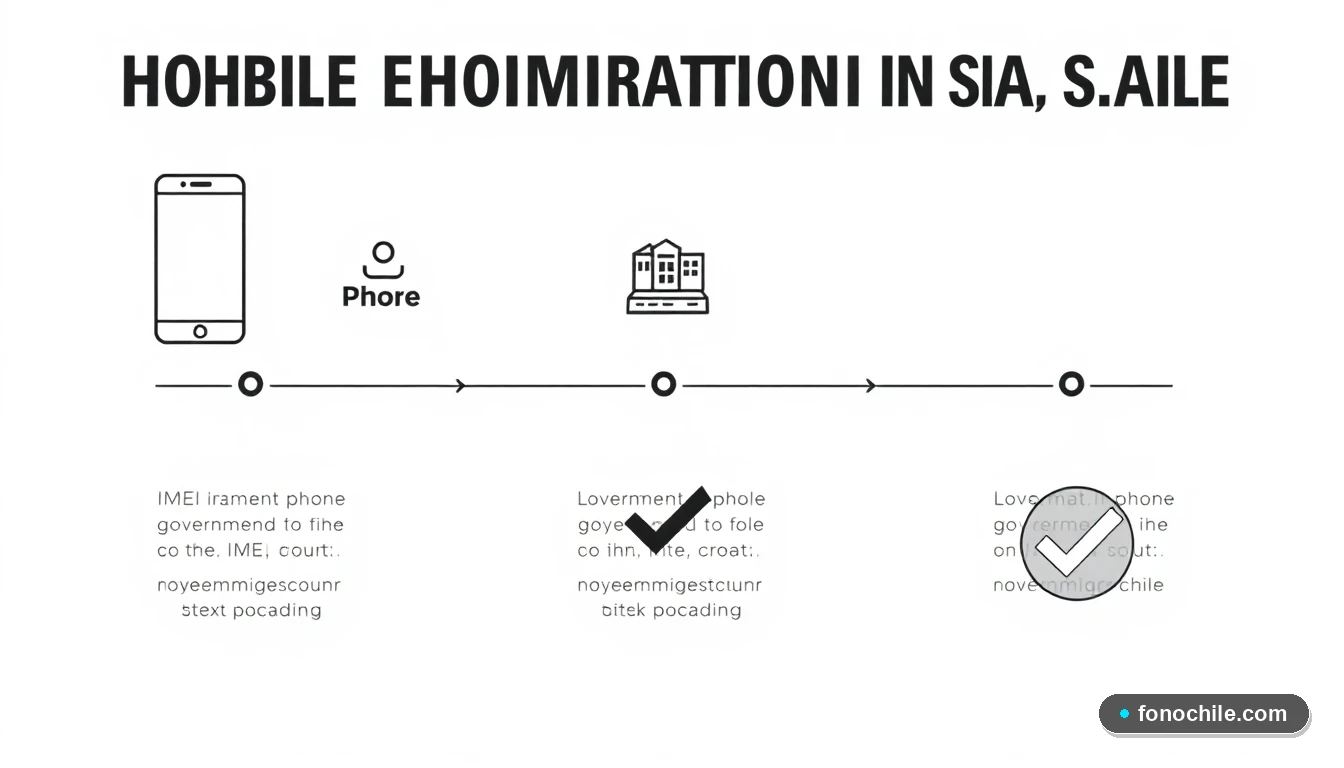 Guía visual del proceso de homologación SAE para celulares en Chile paso a paso