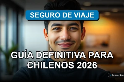 Guía definitiva para chilenos sobre seguros de viaje para largas estadías en el extranjero, mostrando tranquilidad y cobertura.