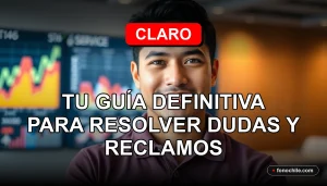 Guía de servicio al cliente de Claro Chile para resolver dudas y hacer reclamos fácilmente.