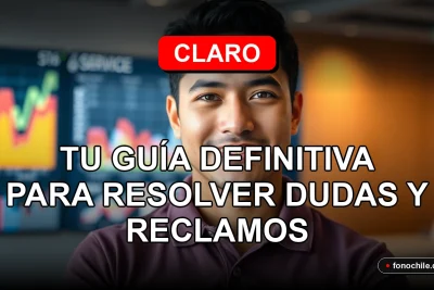 Guía de servicio al cliente de Claro Chile para resolver dudas y hacer reclamos fácilmente.