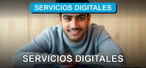 Servicios digitales modernos y confiables para empresas en Chile, mostrando tecnología avanzada y profesionalismo.