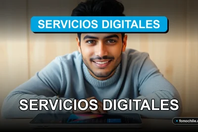 Servicios digitales modernos y confiables para empresas en Chile, mostrando tecnología avanzada y profesionalismo.