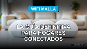 Sistema de wifi malla en un hogar moderno en Chile, mostrando cobertura total sin interrupciones.
