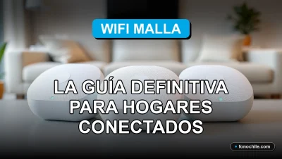 Sistema de wifi malla en un hogar moderno en Chile, mostrando cobertura total sin interrupciones.