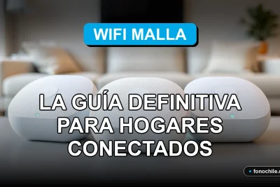 Sistema de wifi malla en un hogar moderno en Chile, mostrando cobertura total sin interrupciones.
