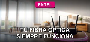 Soporte técnico de fibra óptica Entel en Chile, garantizando conexión estable y rápida en el hogar.