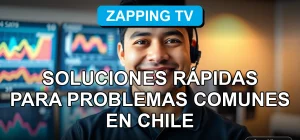 Soporte técnico de Zapping TV en Chile resolviendo problemas comunes de televisión por cable e internet.