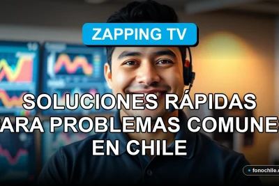 Soporte técnico de Zapping TV en Chile resolviendo problemas comunes de televisión por cable e internet.