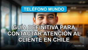 Atención al cliente de Teléfono Mundo en Chile, servicio de soporte técnico y consultas.