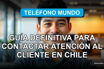Atención al cliente de Teléfono Mundo en Chile, servicio de soporte técnico y consultas.