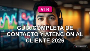 Atención al cliente de VTR 2026, guía de contacto telefónico y soporte técnico.