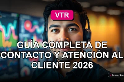 Atención al cliente de VTR 2026, guía de contacto telefónico y soporte técnico.