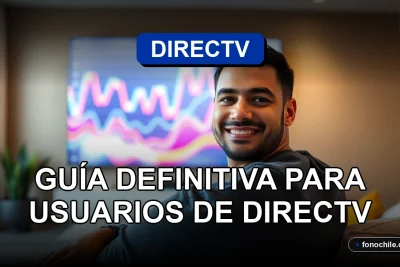 Usuario de DIRECTV en Chile 2026 disfrutando de la Televisión Digital en su hogar moderno.
