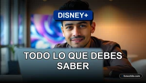 Términos y condiciones de suscripción de Disney+ en Chile para el año 2026, información legal en pantalla.