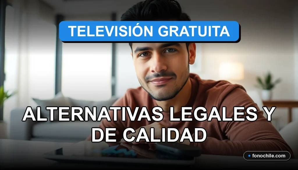 Alternativas legales para ver televisión gratis en Chile en 2026, con gráficos de calidad en pantalla.