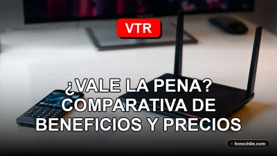 Triple Pack VTR 2026 con beneficios de internet, TV y teléfono fijo en comparativa de precios.