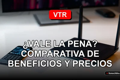 Triple Pack VTR 2026 con beneficios de internet, TV y teléfono fijo en comparativa de precios.
