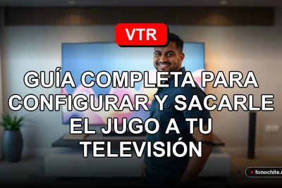 Guía completa para configurar tu televisor VTR y aprovechar todos sus servicios y aplicaciones en Chile.